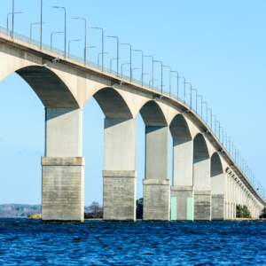 Ponte feita de concreto