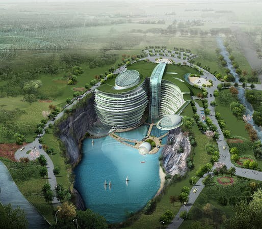 Primeiro hotel subterrâneo do mundo é inaugurado na China