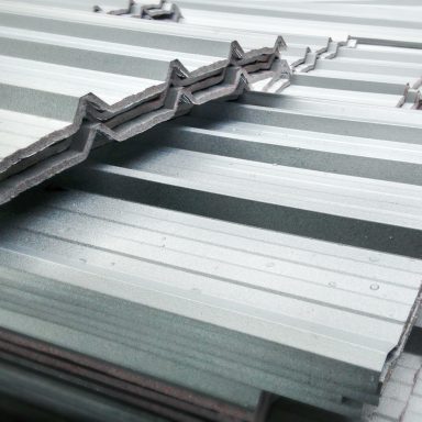 metal sheet roof industrial, Reflect light on metal sheet roof, Silver colour